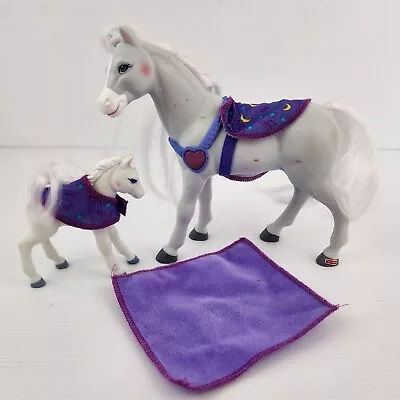 My Loving Family Fisher Price Mom Mum Newborn Pony Set Dolls Horse 2001 Vintage  • $39.90