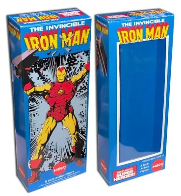 IRON MAN BOX For 8  Mego Action Figure  (BOX ONLY!) • $13