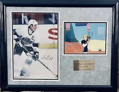 Wayne Gretzky LA Kings Ice Spray Signed Autographed Upper Deck UDA /1000 Framed • $249