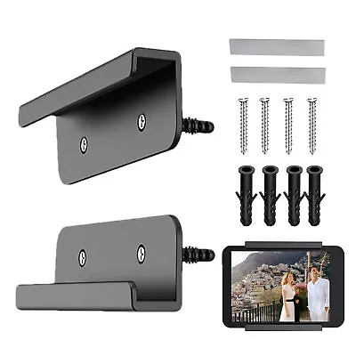 2pcs Adjustable Wall Mount Tablet Holder Universal Phone Frame Rack • £13.67