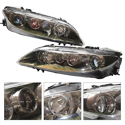 Left+Right Headlights Headlamps Assembly For 2006 2007 2008 Mazda 6 Projector • $146