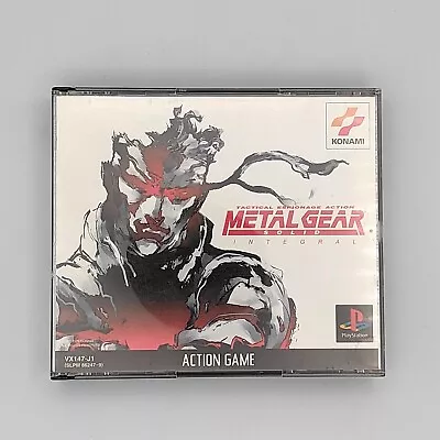 Metal Gear Solid Integral W/ Sticker 1999 PlayStation PS1 Konami Stealth Action • $43.99