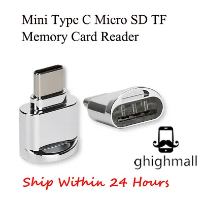 Mini Type C Micro SD TF Memory Card Reader OTG Adapter Type C 3.1 Portable • $6.99