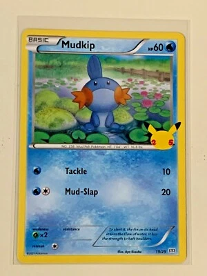 $0.99 • Buy 2021 Pokemon 25th Anniversary Mcdonalds Promo 19/25 MUDKIP Non Holo
