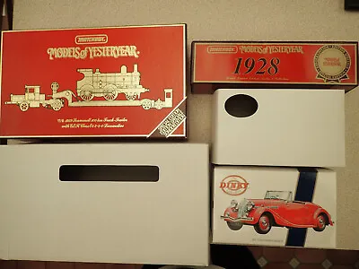 Trio Of Matchbox Models Of Yesteryear / Dinky Coll Boxes Only YS-65 YS-16 DY-S17 • £4.99