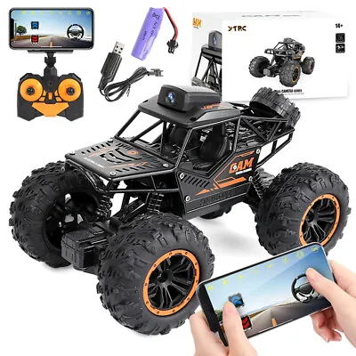 Remote Control High Speed Vehicle Off-Road 2.4G WIFI Camera RC Car Truck • £49.88