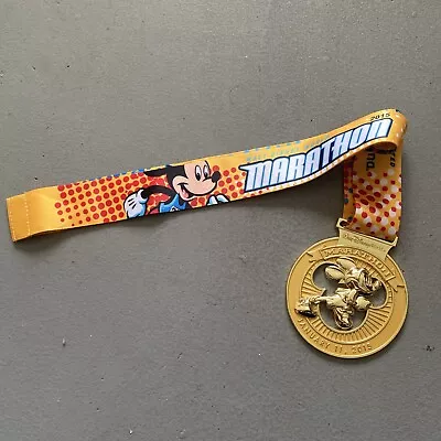 January 11 2015 Original WDW Disney Marathon Mickey Mouse Race Medal • $16.95