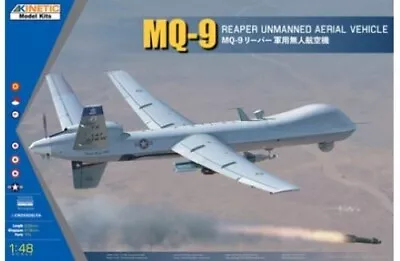 Kinetic  K48067 1/48 US MQ-9 Reaper Unmanned Aerial Vehicle • $28.50