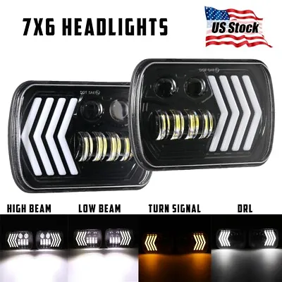 $65.89 • Buy For Nissan Pickup Hardbody 240SX D21 NX LED Headlights Hi-Lo Beam DRL Turn Light