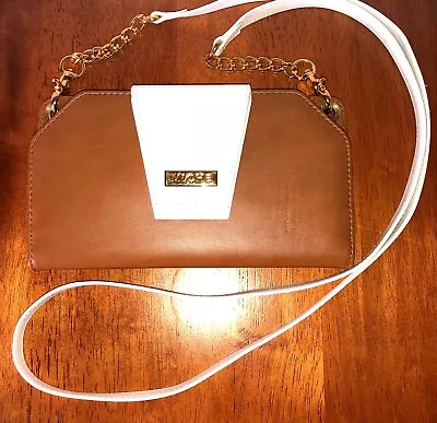 New 'MICHE' Convertible Carmel White Crossbody Wallet Purse Crossbody • $21.88