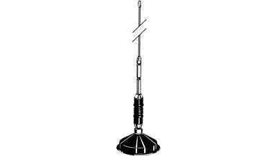 RX2 - Hustler 51  2 Meter Magnetic Mount Antenna • $38.77