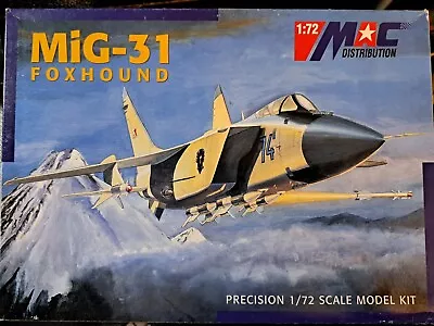 MAC Distribution 1/72 MiG-31 Foxhound USSR Russian 1980s-Present Jet Model Kit • $22.22