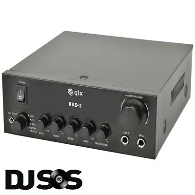 QTX KAD-2 Digital Stereo Mixer Amplifier Background Music Speaker PA System DJ • £60.69