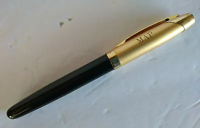 Montefiore Vintage Refillable Pen Gold/Black  MAP  - Needs Refill • $12.99