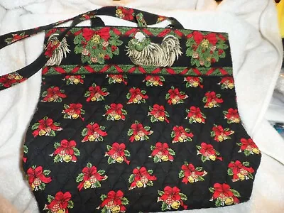 Vera Bradley Cristmas Hens And Holly Button Tote  Retired And Rare • $72