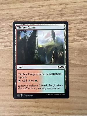 Mtg Crimped Card Misprint Timber Gorge 1x NM/M • $7