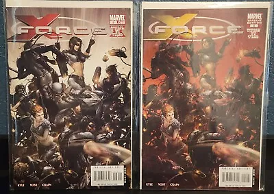 X-Force #2 (2008) Clayton Crain Set Cover A & Bloody Variant • $15