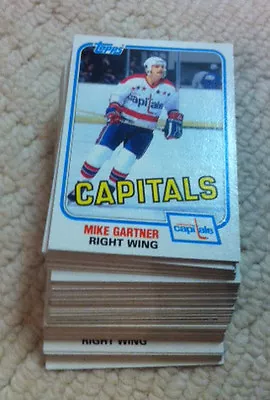 1981-82 Topps Hockey Mike Gartner #117 Capitals 2ND YEAR VENDING CASE FRESH MINT • $0.99