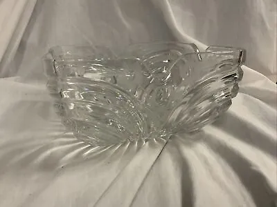 Vintage Genuine Handcut 24% Lead Crystal Square Bowl Made In Poland • $15.26