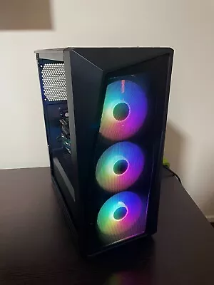 $1250 • Buy RGB GAMING PC Desktop Ryzen 7 2700x 16GB DDR4 RAM 500GB SSD GTX 1080 Gigabyte