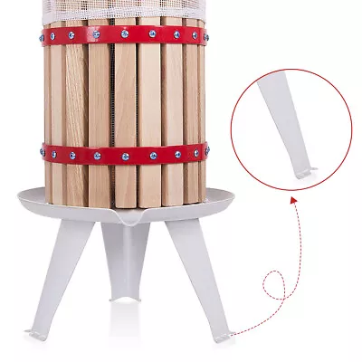 $75.49 • Buy 1.6 Gallon Fruit Wine Press Cider Apple Grape Crusher Juice Maker Tool Wood