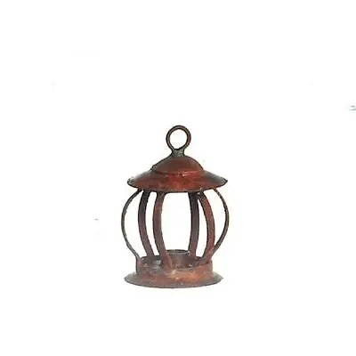 Miniature Dollhouse 1:12 Scale - Rusty Small Lantern - Eiwf621 • $9.99