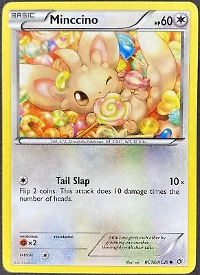 Pokémon Minccino RC18/RC25 LTR Legendary Treasures NM • $2.21