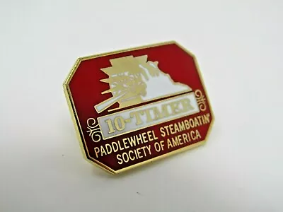 Paddlewheel Steamboatin' Society Of America Pin 10 Timer • $22.49