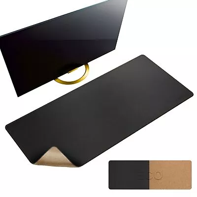 40” X 16” Cork & Leather Desk Pad Large XXL Desk Mat Full Desk Mouse Pad D... • $41.61