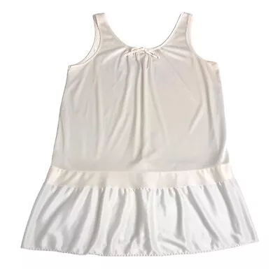 Vintage Milco New York Top Womens Medium Blush Sheer Sleeveless Sleep Lingerie • $24.83