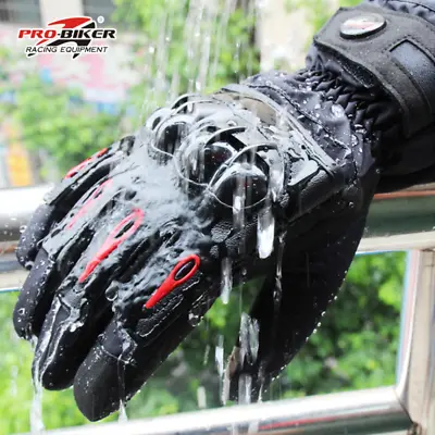 Motorcycle Gloves Touchscreen Winter Warm Waterproof Windproof Protective Gloves • $17.69
