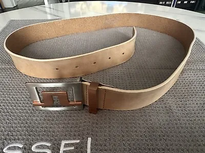 J. Lindeberg Tan Leather Golf Belt 38”/105CM • $150