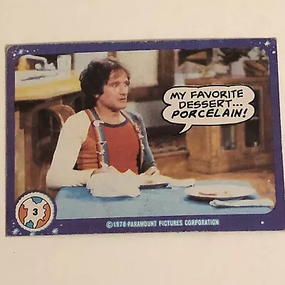 Mork And Mindy Trading Card #3 1978 Robin Williams • $1.61