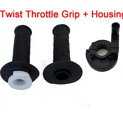 Twist Throttle Grip & Housing Clamp For Honda Crf50 Crf70 Xr50 Dirt Bike Au • $18.99