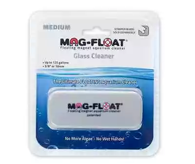 Mag-Float 125 Medium Floating Magnetic Glass Aquarium Cleaner Free Shipping • $22.99