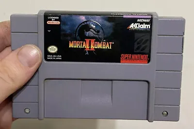 Mortal Kombat II 2 SNES Super Nintendo Game Cartridge Only • $25.49