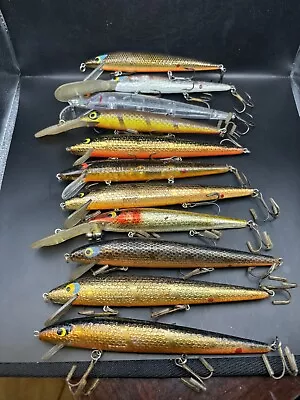 Vintage Fishing Lure Lot! Old Smithwick Rogues! Awesome Colors! • $14.50