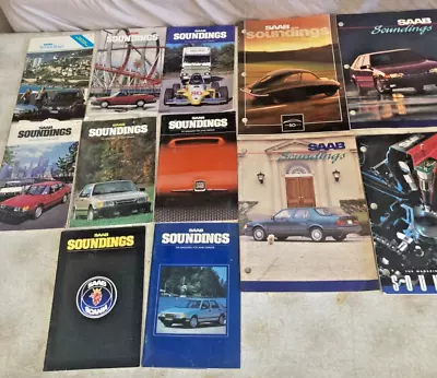 Saab - Scania 99 900 Soundings Magazines Vintage Rare Good Condition Car Lot 12 • $149.99