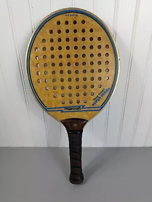 VINTAGE Marcraft Paddle Ball Racquet DOUG RUSSELL OS-A USA MADE American Classic • $19.99