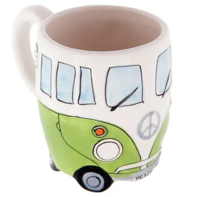 Novelty Camper Van Blue Red Orange Green Design Coffee Mug Tea Cup New In Box • £7.99