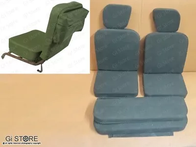For Jeep Willys Ford MB GPW Complete Seat Cushion Set W/Cargo Pocke G-503 Canvas • $430.10