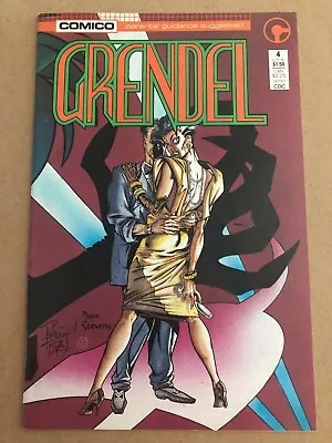 Grendel #4 2nd Series Dave Stevens Cover Matt Wagner Comico 1987 • $1.99