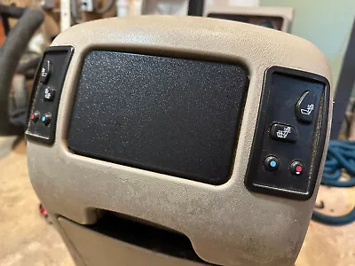 2003-2006 Silverado Escalade Tahoe Denali Console Rear Radio Delete Plate Block • $24.29