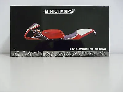 Minichamps 1:12 Neil Hodgson 2001 Signed Ducati 996 Rs 122011200 • £124.99