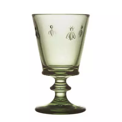 La Rochere Bee Stemmed Wine Glass Olive Green 270ml • £11.90