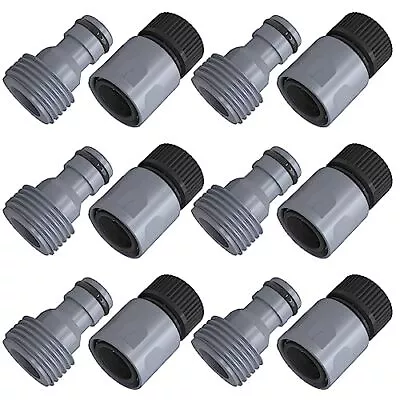 Garden Hose Quick Connector 3/4 Inch Plastic Garden Hose Quick Connect Fittings  • $15.58