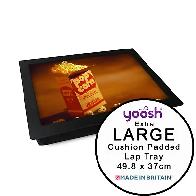 EXTRA LARGE Luxury Framed Laptop Tray Personalised Gift - Popcorn • £28.95