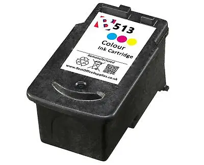 PG512 Black CL513 Colour Remanufactured Ink Cartridge For Canon IP-2700 • £14.95