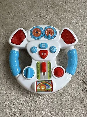 £6 • Buy Baby Toy Driving Simulator Steering Wheel Musical Light Up Little Lot Vroom
