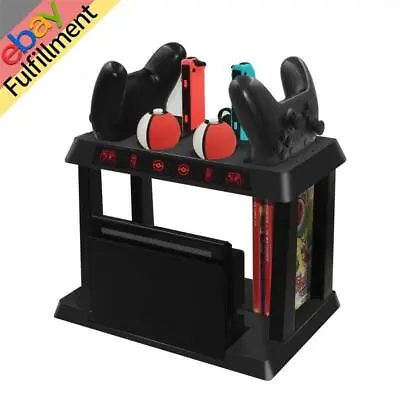 Controller Grip Charger Charging Dock Stand For Nintendo Switch Joy-con PRO • $82.75